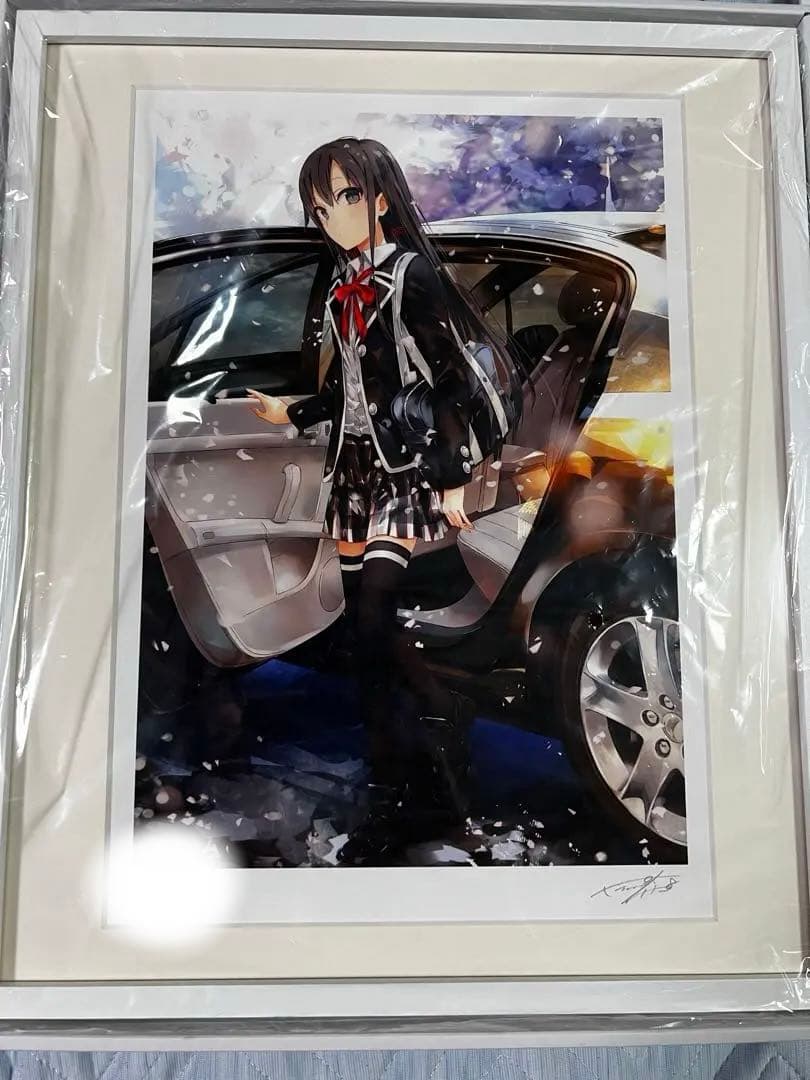 やはり俺の青春ラブコメはまちがっている。直筆サイン入りアートグラフC 雪ノ下雪乃