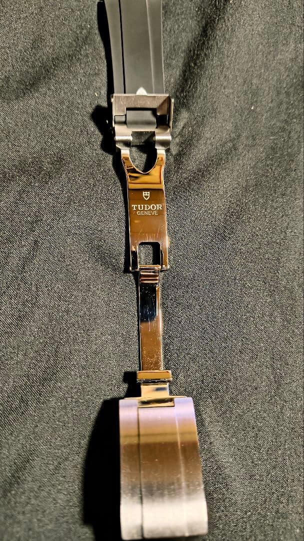 【美品】正規品 TUDER ブラックベイ 58 GMT 専用 ラバーベルト