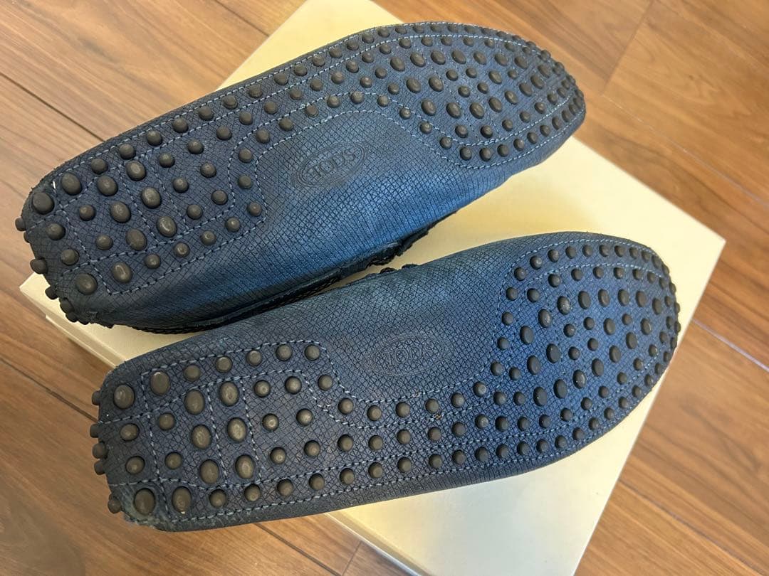未使用トッズ⭐︎ドライビングシューズメンズネイビー