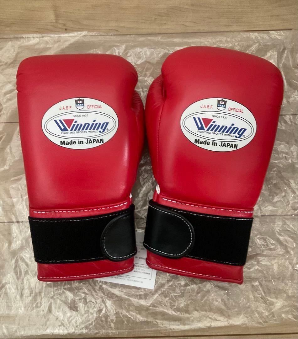 【新品】JABF10公認アマチュア試合用グローブ 赤10 oz