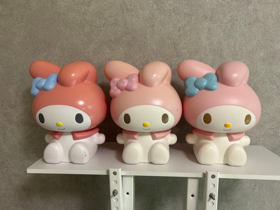 マイメロディ BIG貯金箱　3体セット　2012年　サンリオグッズ