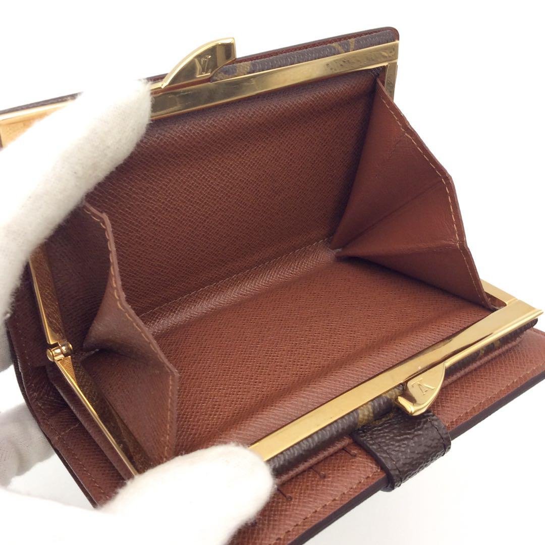 ルイヴィトン モノグラム レディース がま口財布 ヴィエノワ 新型 M61674