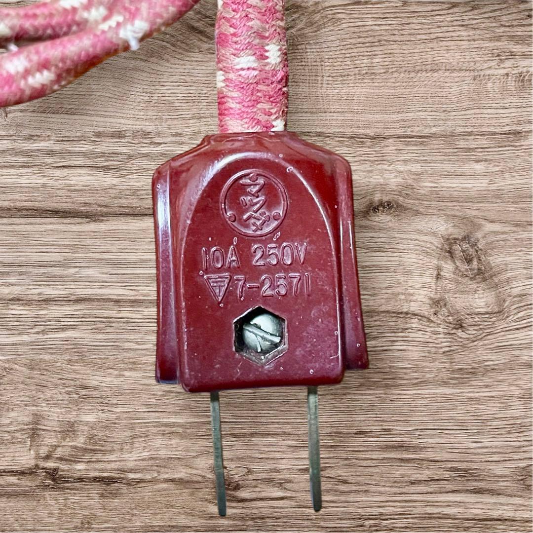 昭和レトロ　貴重品　東京芝浦電気株式会社　東芝　可愛い電気ストーブ　丸形　赤