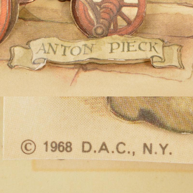 アントンペック作　シャドーボックス　3Dアート　額装　5点　M　R6576B