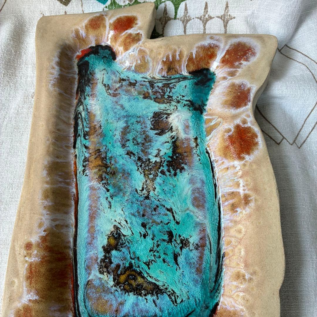 希少BIG！50s～60sアメリカアンティーク　ミッドセンチュリー大皿　USA