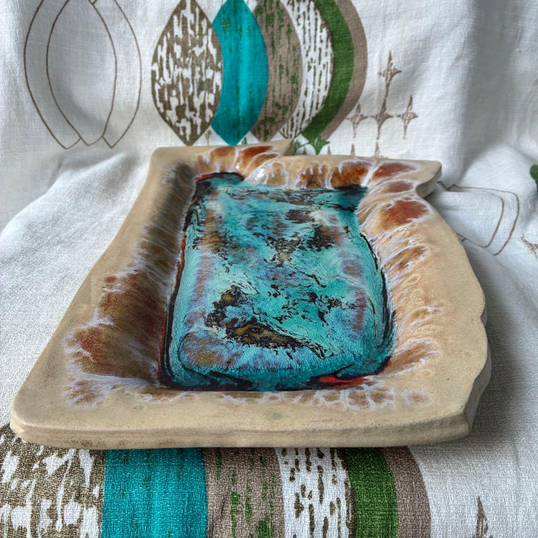 希少BIG！50s～60sアメリカアンティーク　ミッドセンチュリー大皿　USA