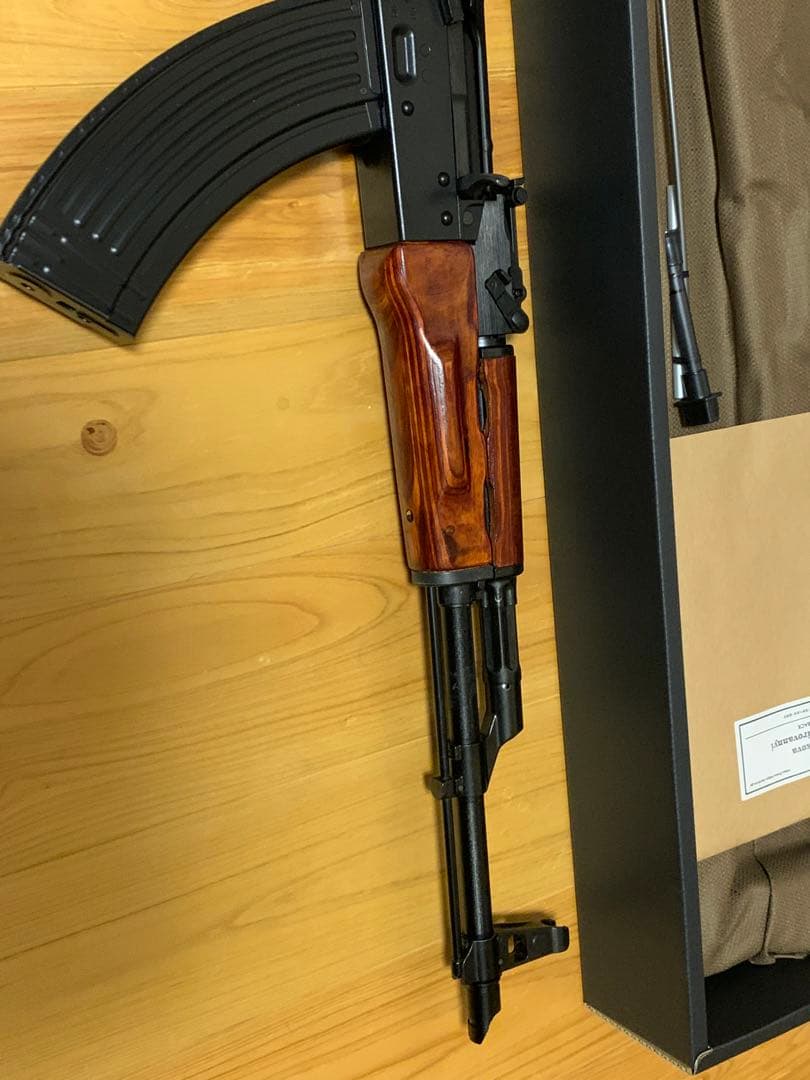 東京マルイ AKM GBB エアソフトシエン 木製ハンドガード＆ストック付き