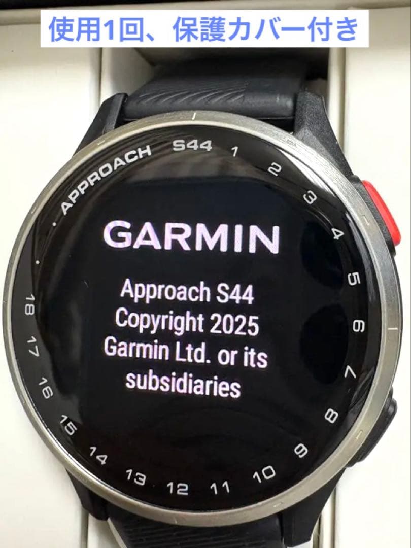 Garmin Approach S44／ゴルフGPSウォッチ/ガーミン ブラック