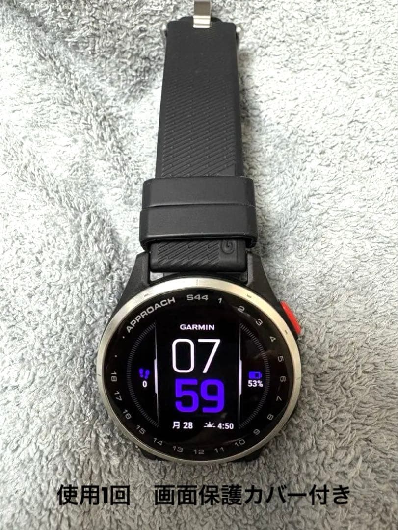 Garmin Approach S44／ゴルフGPSウォッチ/ガーミン ブラック