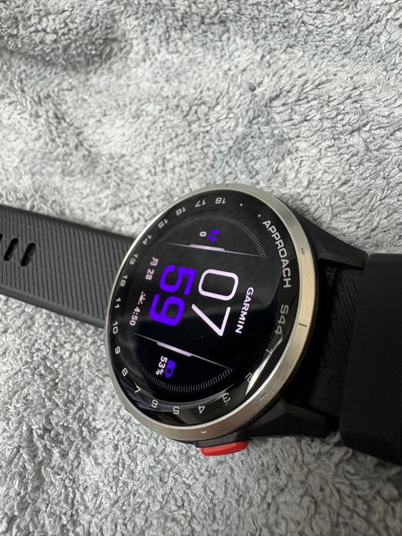 Garmin Approach S44／ゴルフGPSウォッチ/ガーミン ブラック