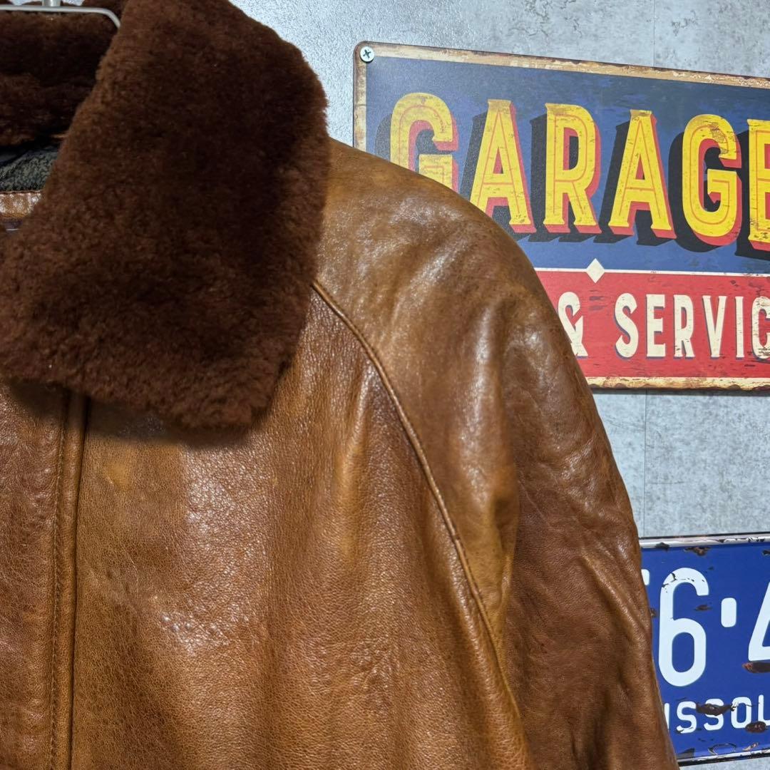 ゆ*と様 Golden Fleece G-1タイプ レザーフライトジャケット 本