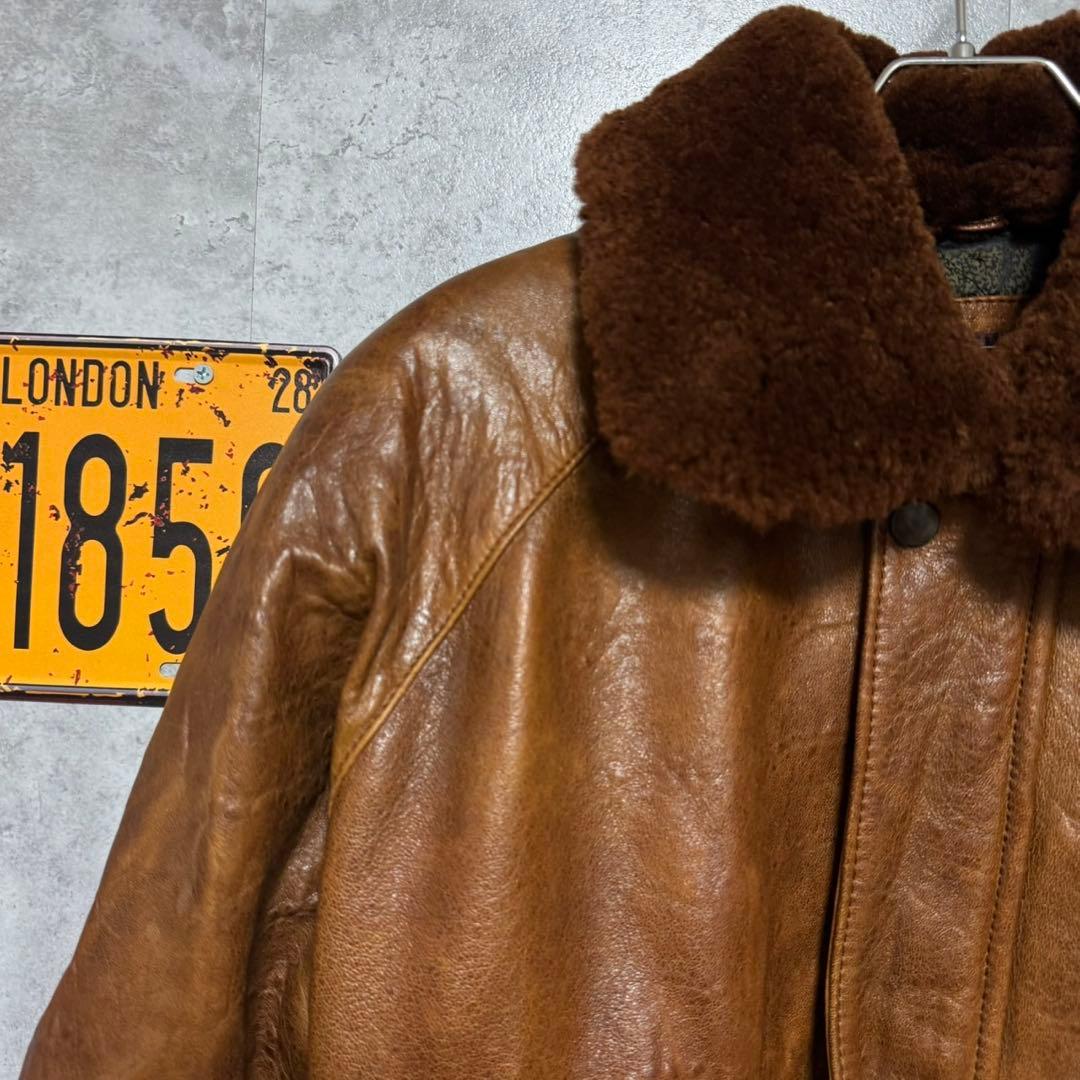 ゆ*と様 Golden Fleece G-1タイプ レザーフライトジャケット 本