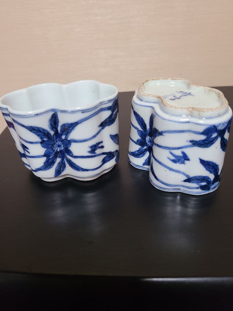 須田菁華造染付小鉢3客