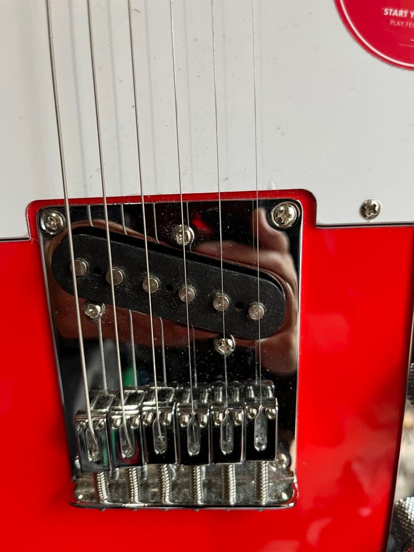 『美品』SQUIER BY FENDER Telecasterレースレッド