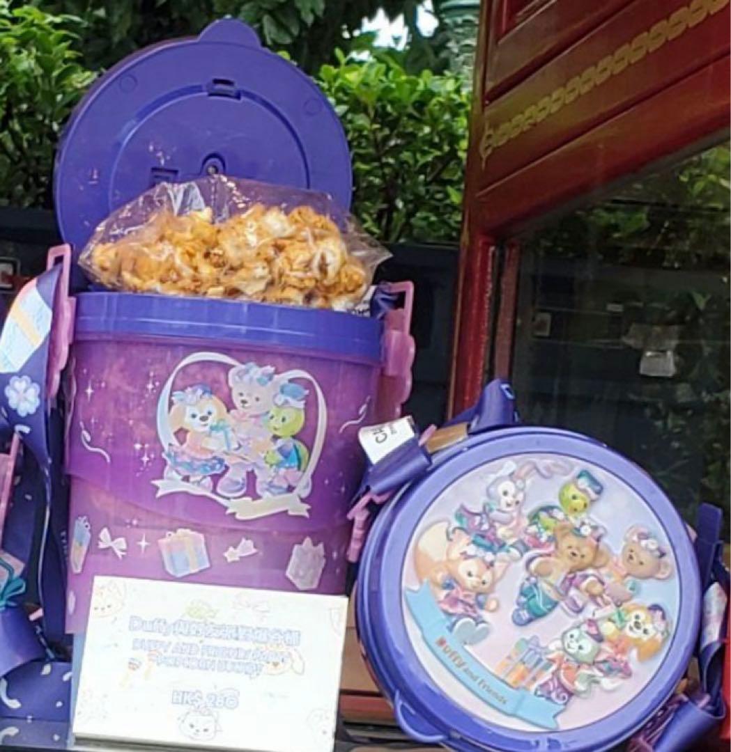 香港ディズニーランド　20周年　限定ポップコーンバケツ　ダッフィーアンドフレンズ