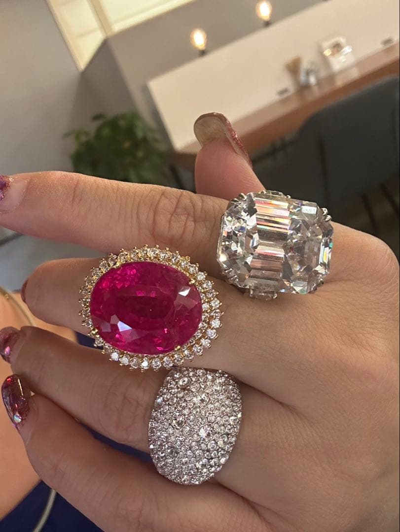 スワロフスキーパヴェリング14号➕スワロフスキーオマケ