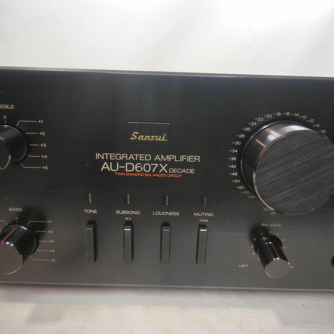 M*O様 動作確認済　サンスイ　プリメインアンプ　AU-D607X