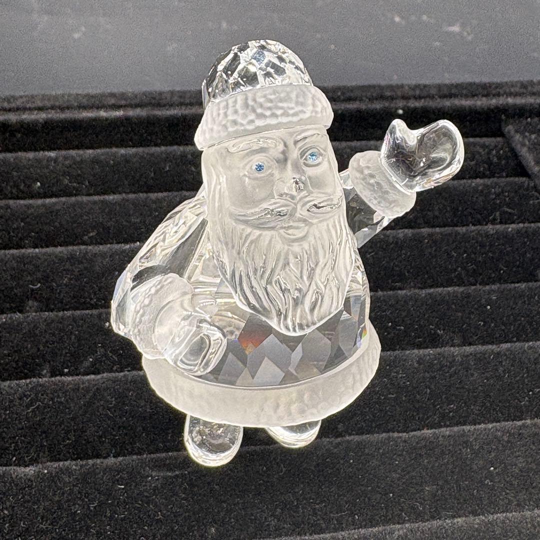 スワロフスキー　置物　　オブジェ　クリスマス　サンタクロース　no.175