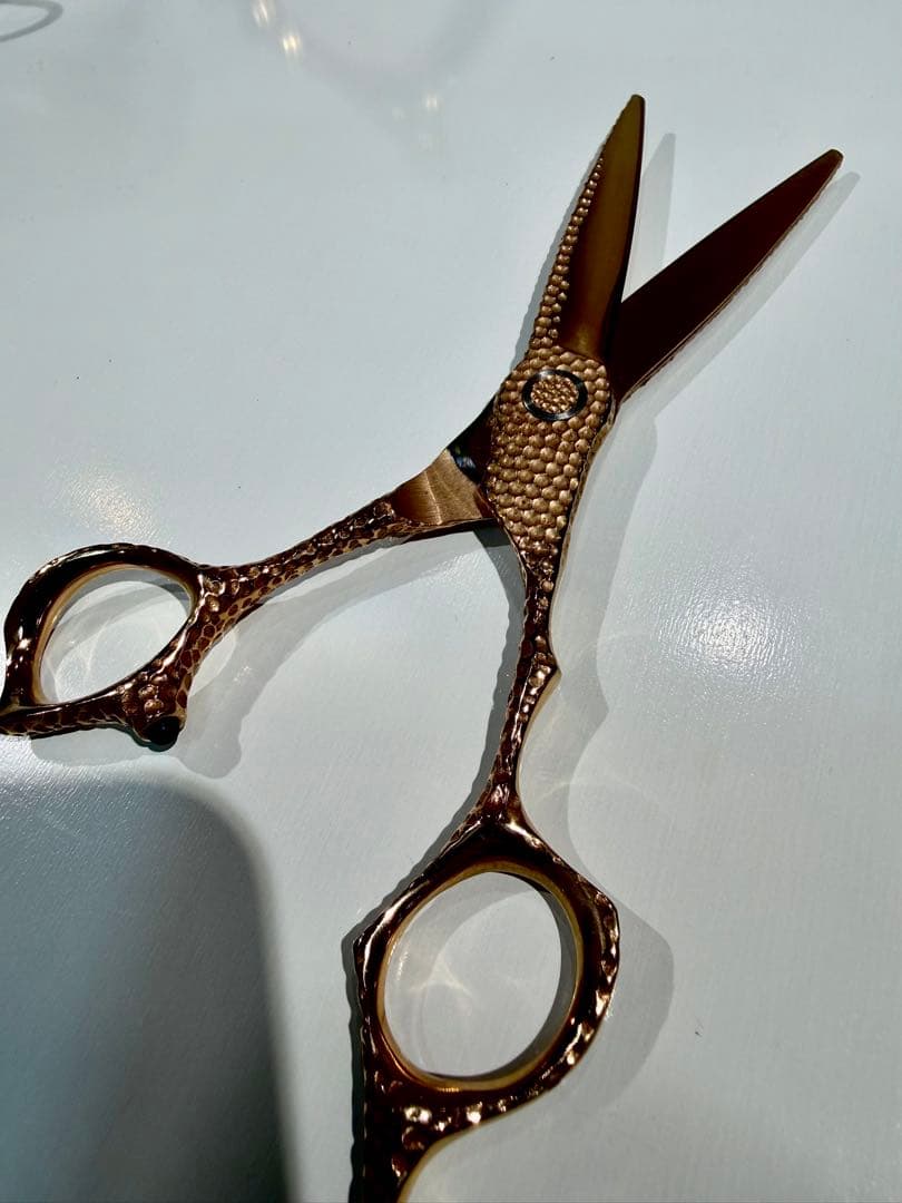 【匠】槌目シザー　黄金スライド　シザー　鋏