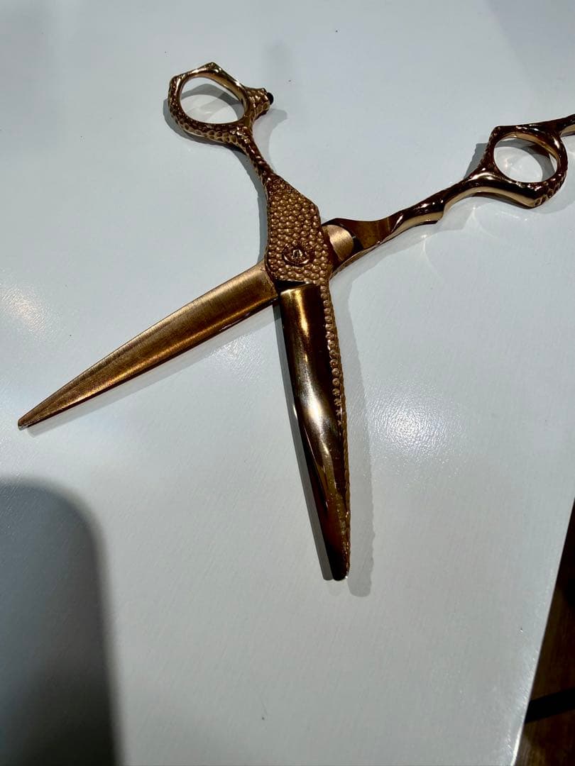 【匠】槌目シザー　黄金スライド　シザー　鋏