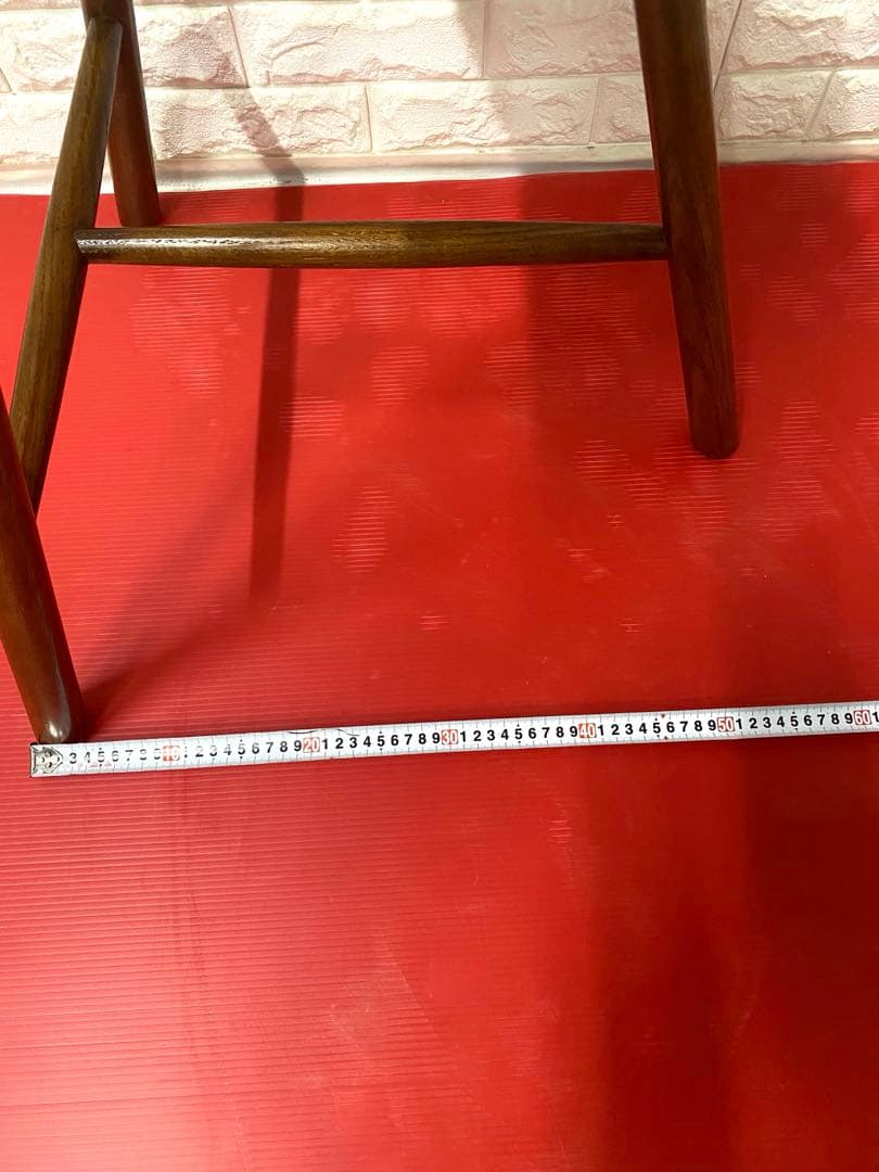 カウンターチェア ハイスツールオーク 天 然木おしゃれ木製鞍型スツールチェア