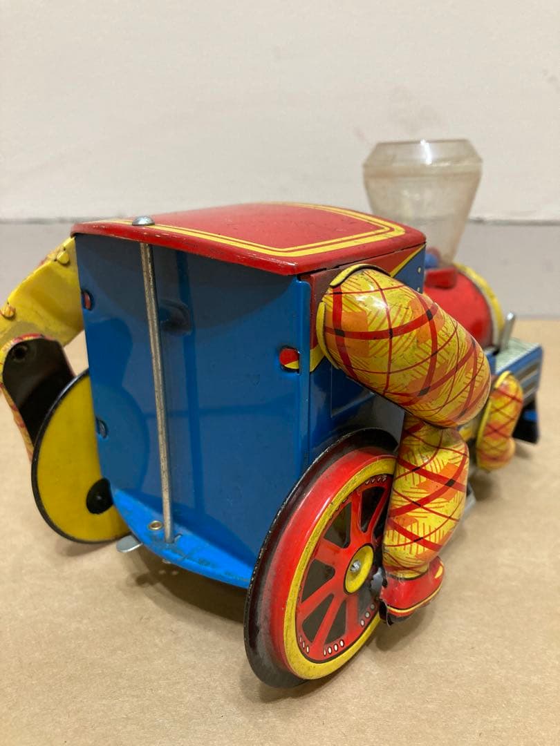 ブリキ　機関車　列車　電車　トーマス 風？　昭和レトロ　ビンテージ
