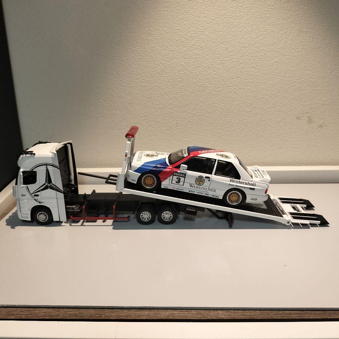 1/24 メルセデス ベンツ アクトロス 積載車 ダイキャストミニカー