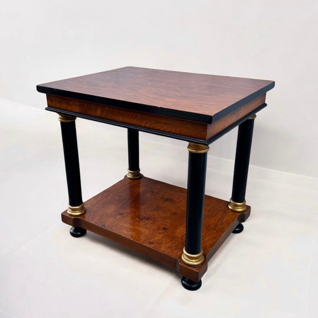 アンティーク調　テーブル　サイドテーブル　陳列棚　飾り棚　ビーダーマイヤー様式