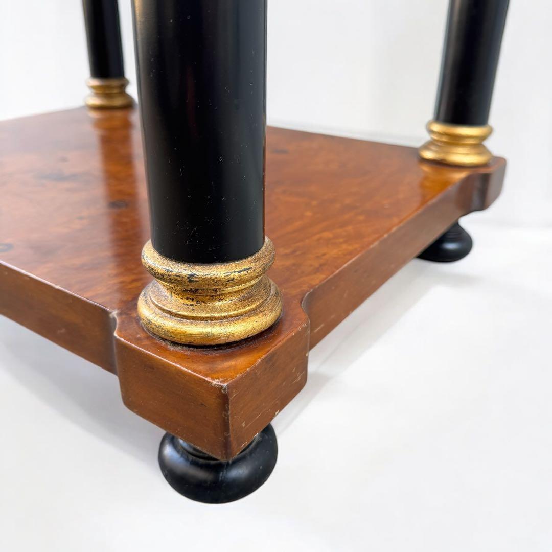 アンティーク調　テーブル　サイドテーブル　陳列棚　飾り棚　ビーダーマイヤー様式