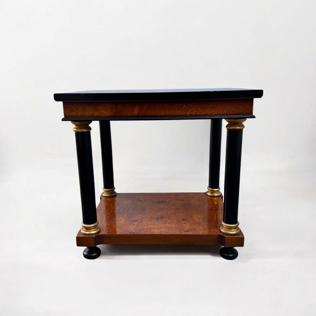 アンティーク調　テーブル　サイドテーブル　陳列棚　飾り棚　ビーダーマイヤー様式