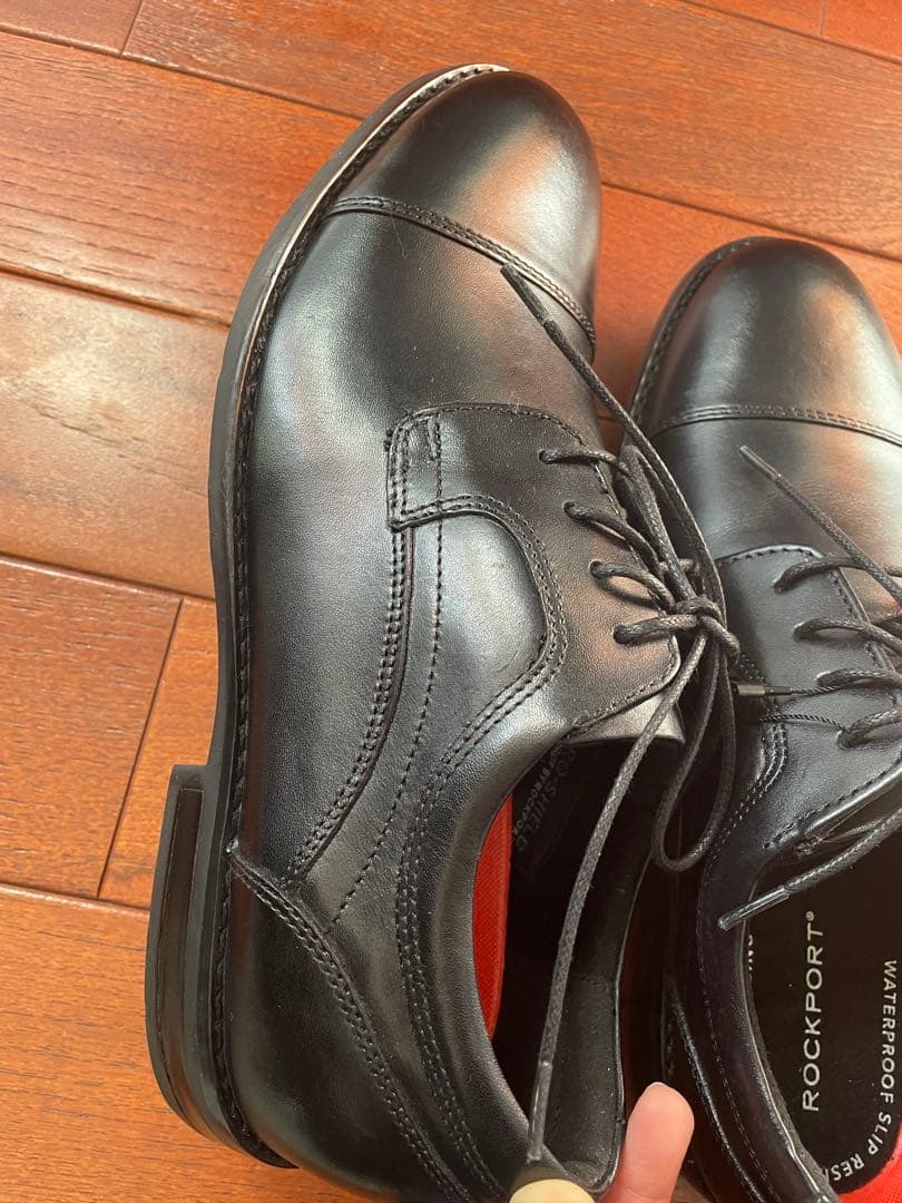 新品　ROCKPORT 防水 黒 ビジネスシューズ