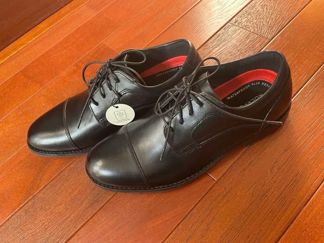 新品　ROCKPORT 防水 黒 ビジネスシューズ