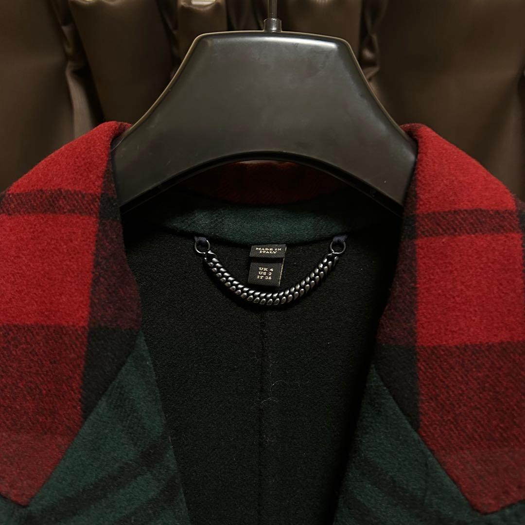 Burberry チェック柄 ロングコート