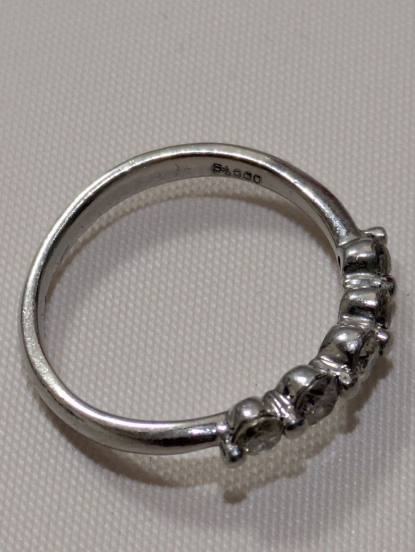 ダイヤモンド 0.52ct プラチナ リング 9号