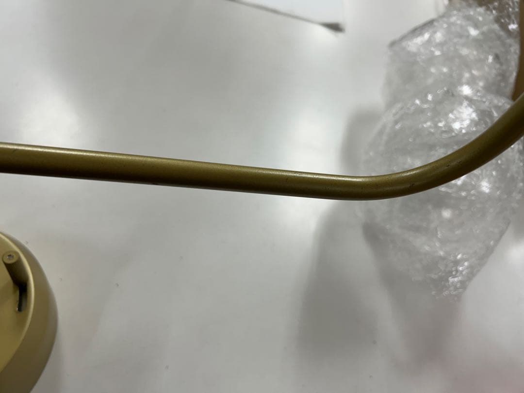 アンティーク シーリングライト ゴールド3灯8畳 手吹き ガラスセードLED対応