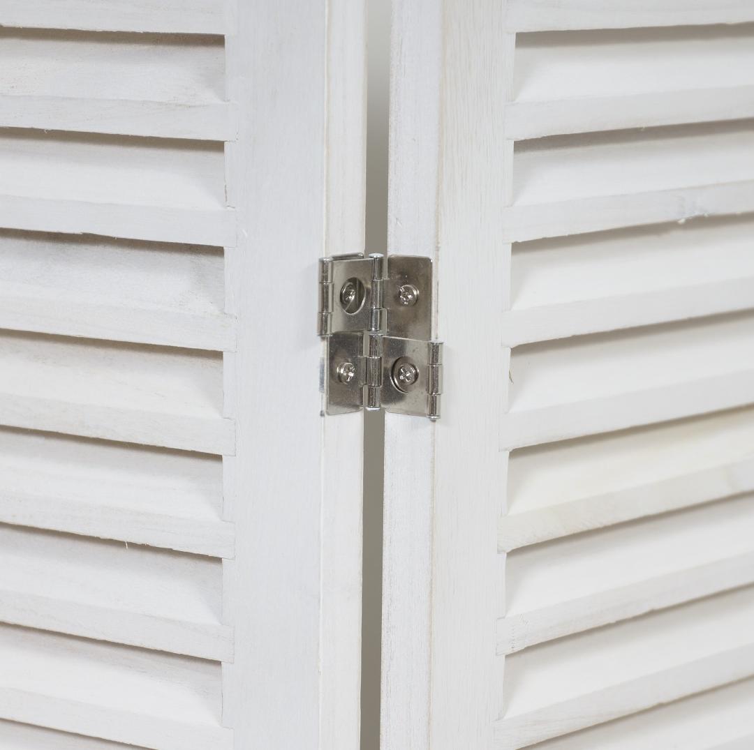 シャビー仕上げ　4連　パティション　アンティーク調 衝立　間仕切り 完成品