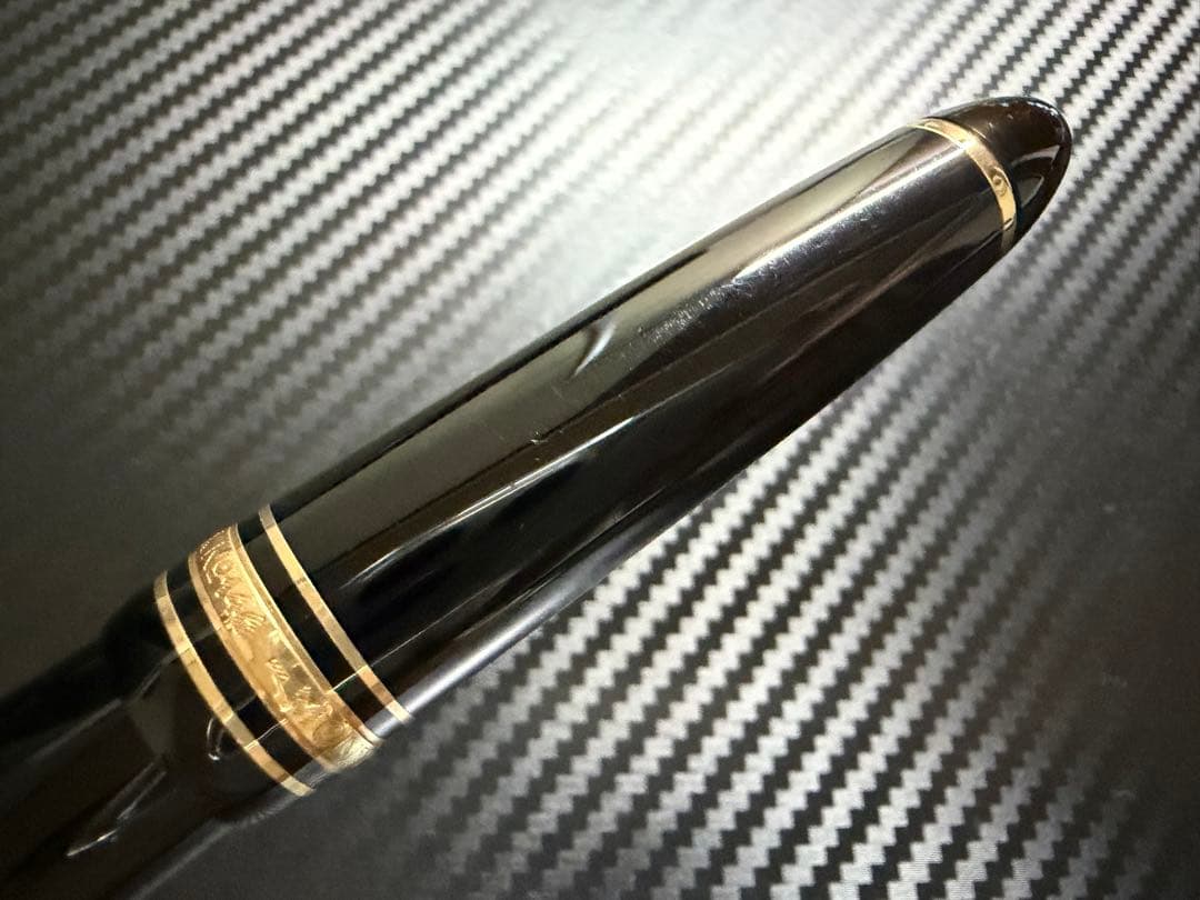 ヘミングウェイ芯 未使用に近い モンブラン 146 中白 B 太字 万年筆