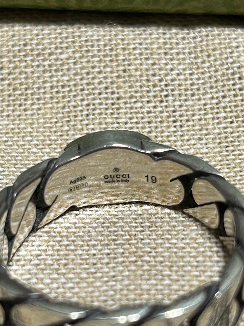 GUCCI シルバー925 リング 指輪 19
