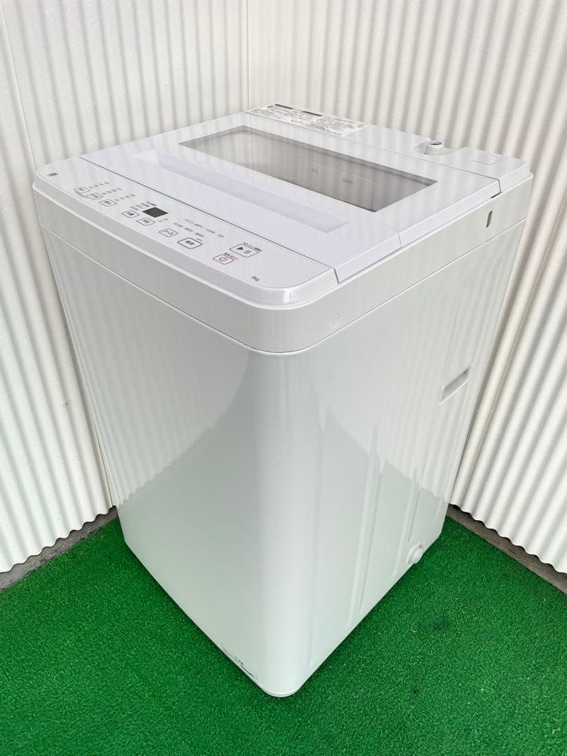 943 ニトリ おしゃれホワイトガラストップ 6kg洗濯機 高年式 取説付き