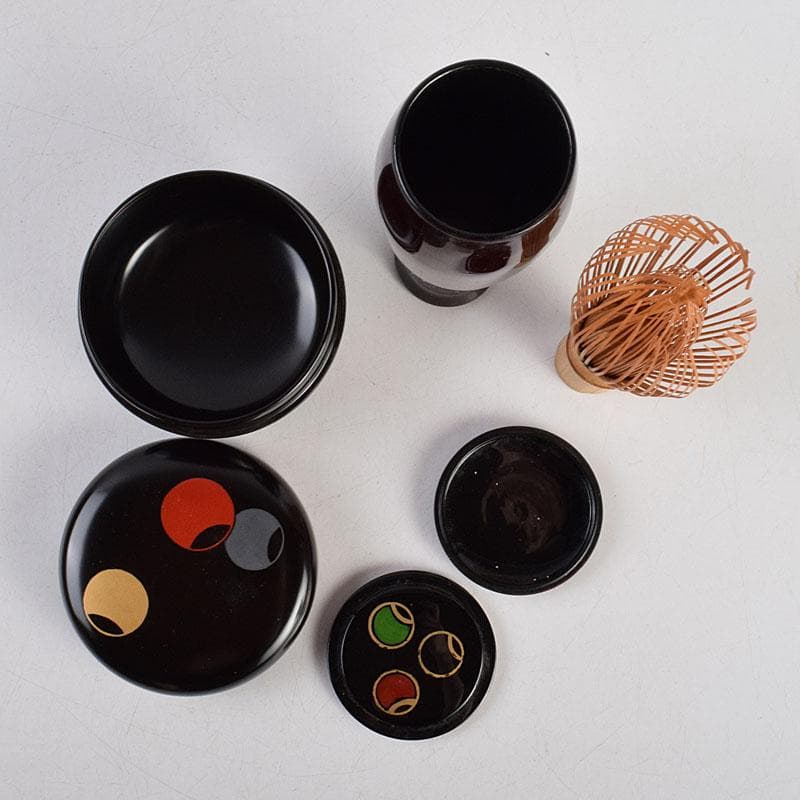 茶道具　桑茶箱　茶碗　棗　香合など　8点　一式　M　R9405