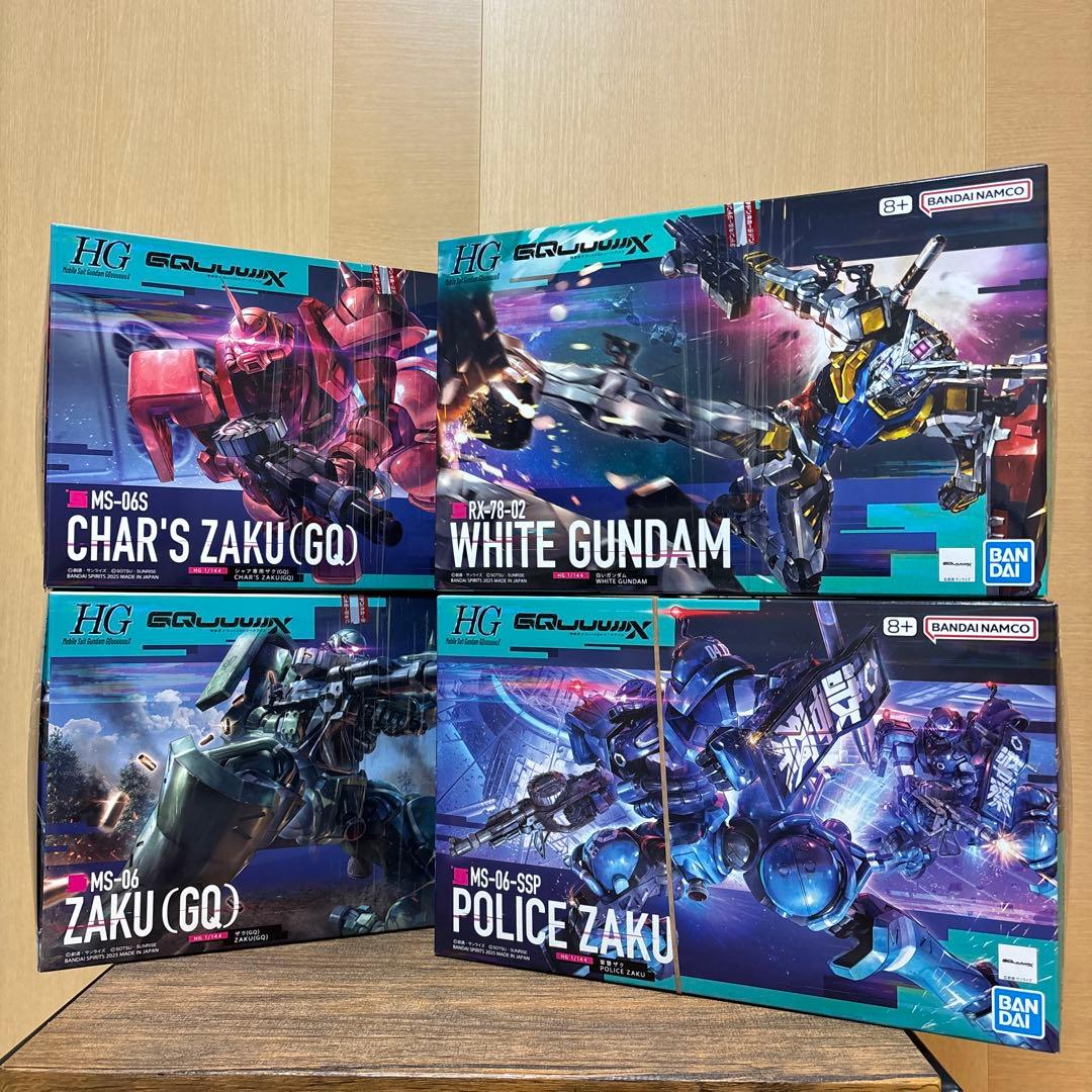 GQuuuuuuX HG ガンプラ 4点セット
