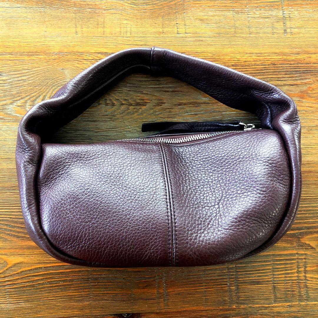 TODAYFUL Leather Wrap Bag バーガンディ