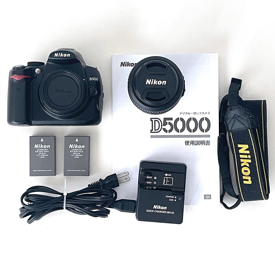 デジタルカメラ Nikon D5000 AF-s nikkor 18-55mm f3.5-5.6