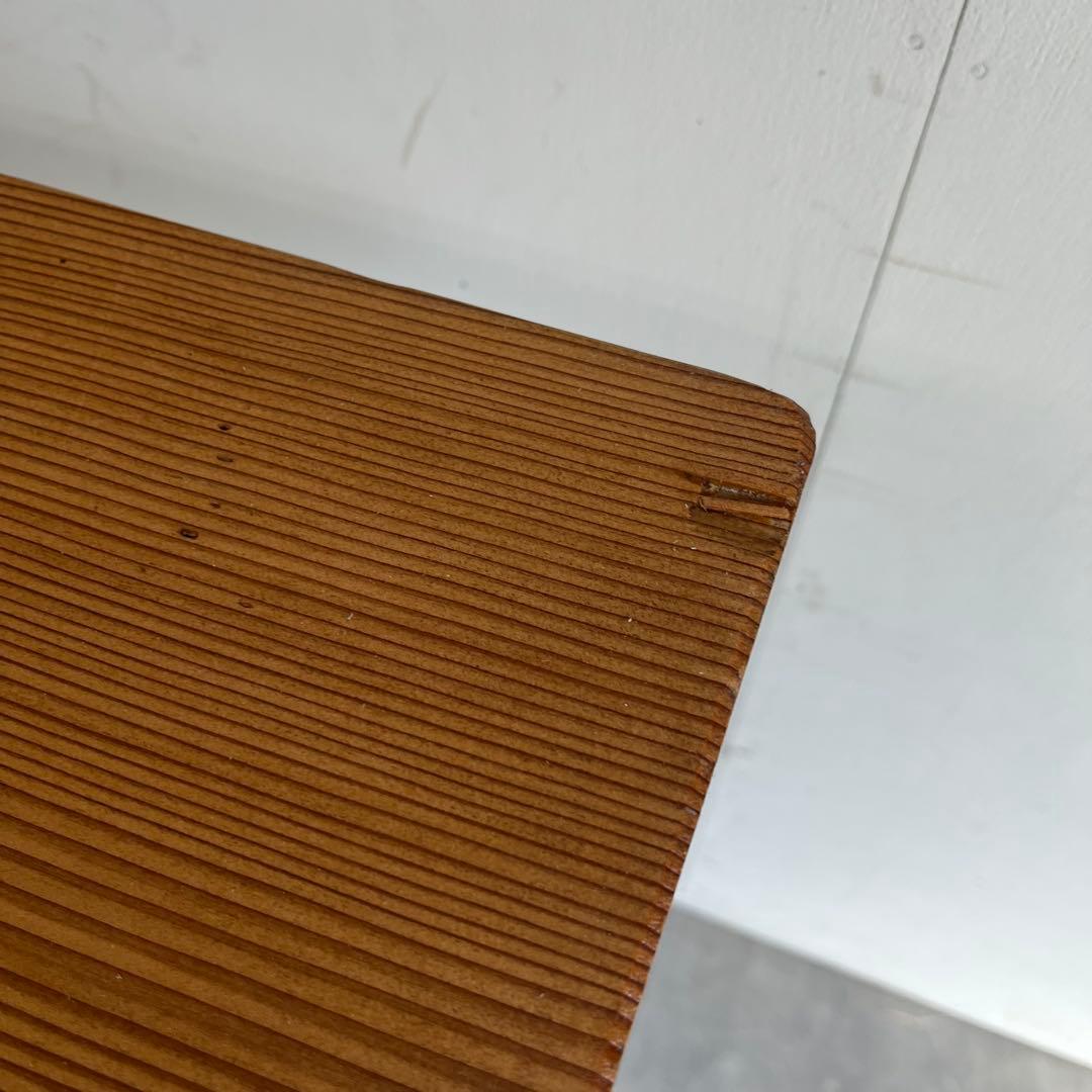 アンティーク アイアン テーブル 古材 一枚板 鉄脚 z542