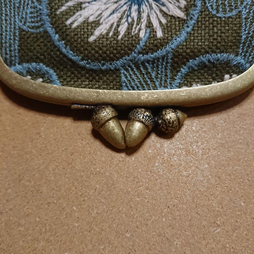 未使用 ミナ ペルホネン カドルパース hanakaze ハナカゼ がま口ポーチ