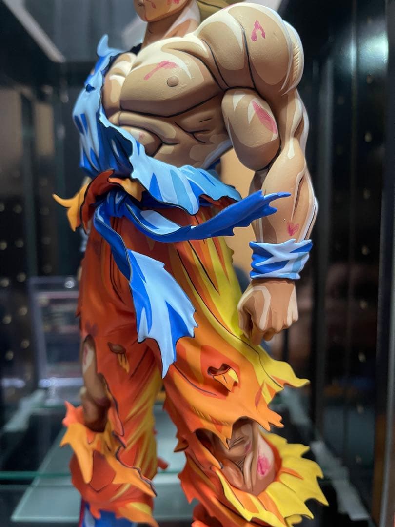 ドラゴンボール　孫悟空　リペイント　伝説の超サイヤ人　二次元彩色