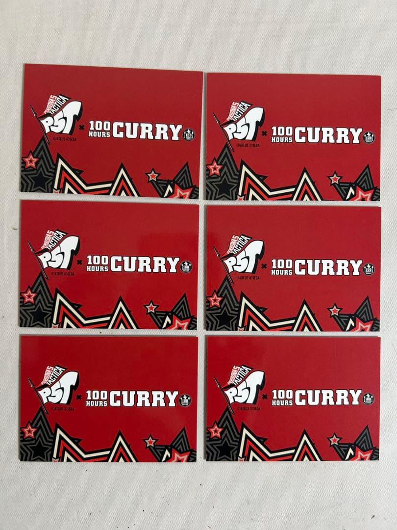 ペルソナ5 タクティカ 全14種+1 100時間カレー コラボ