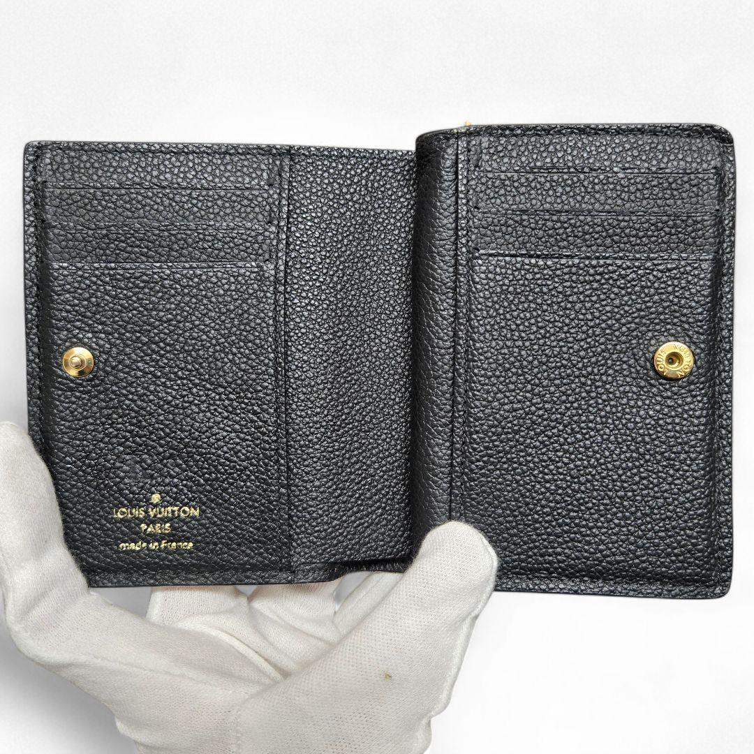 極美品✨ヴィトン 二つ折り財布 アンプラント ポルトフォイユ クレア ノワール