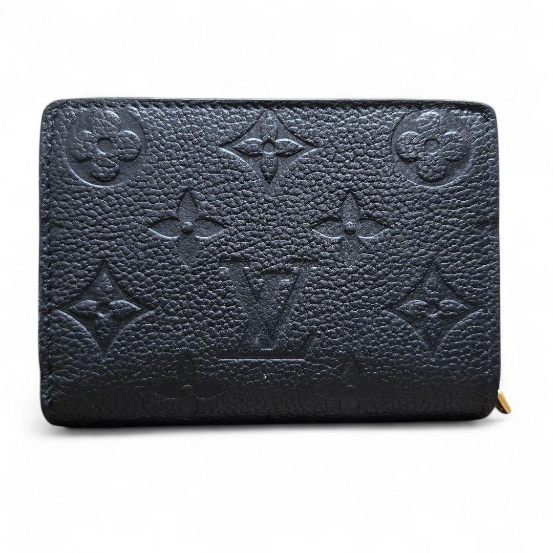 極美品✨ヴィトン 二つ折り財布 アンプラント ポルトフォイユ クレア ノワール