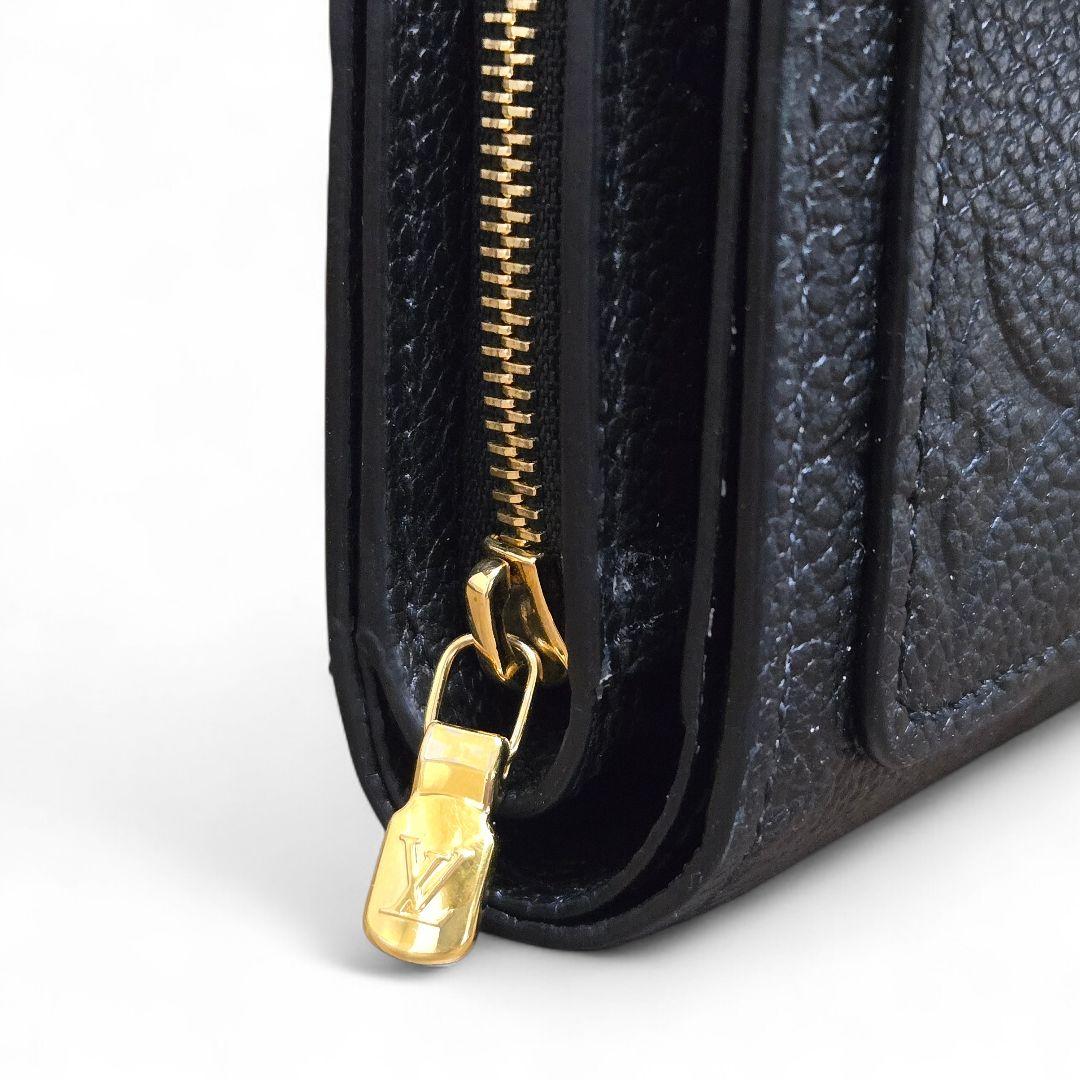 極美品✨ヴィトン 二つ折り財布 アンプラント ポルトフォイユ クレア ノワール